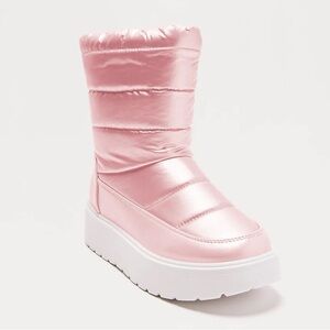 Top Moda Avalanche Platform Booties-Pink